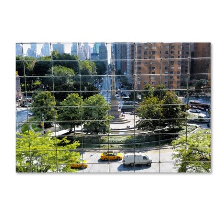 Trademark Fine Art CATeyes 'Columbus Circle' Canvas Art, 16x24 MZ0403-C1624GG